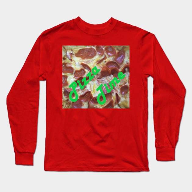 Pizza Time Long Sleeve T-Shirt by NovaOven